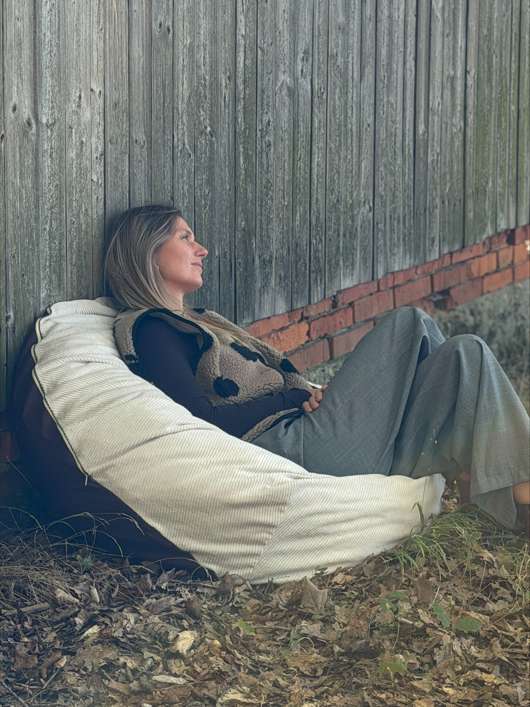Zirben Beanbag HUG ME – přírodní sedací vak - Obrázek 6