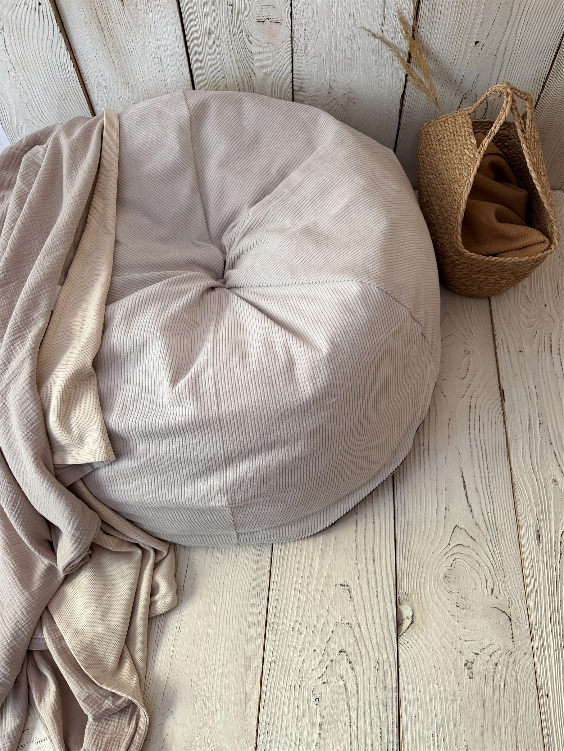 Zirben Beanbag HUG ME – přírodní sedací vak - Obrázek 4