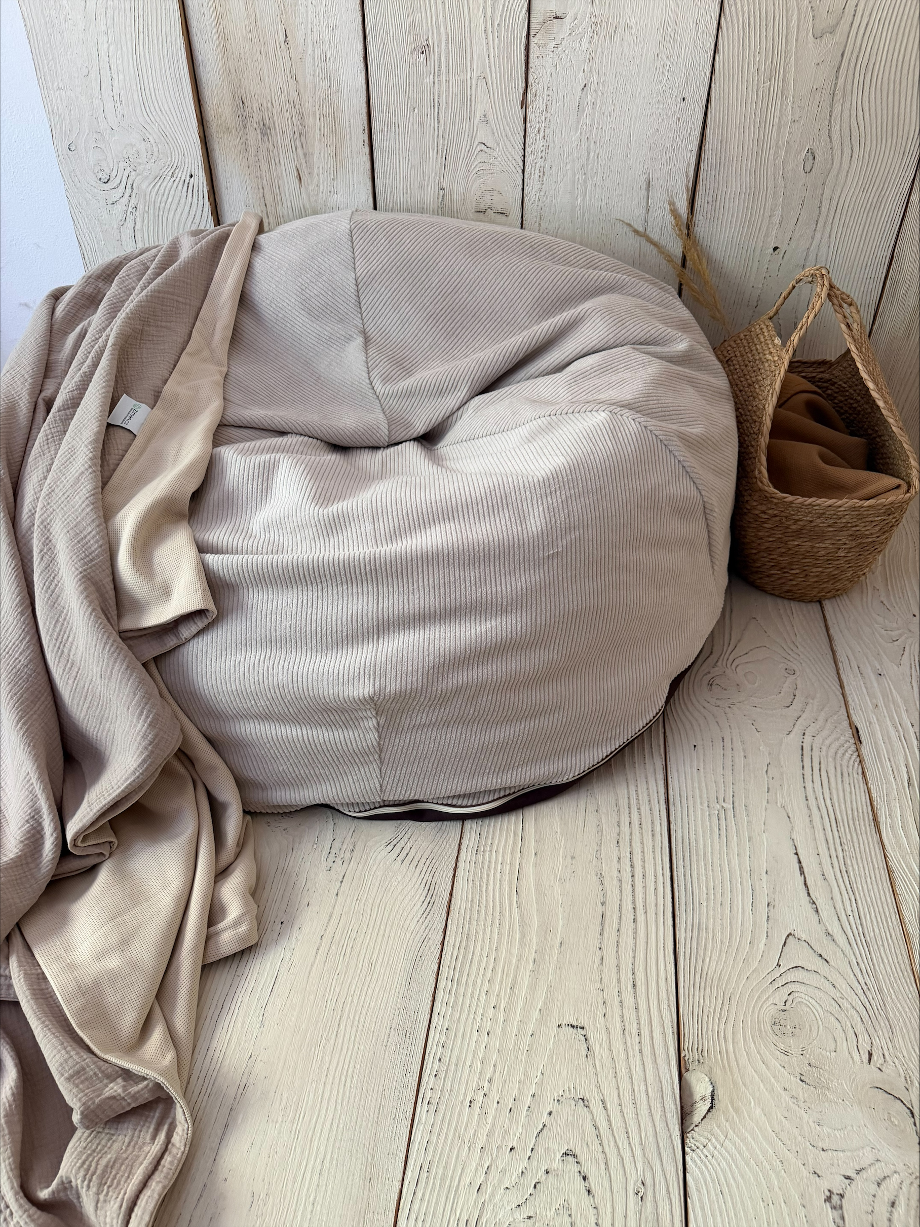 Zirben Beanbag HUG ME – přírodní sedací vak - Obrázek 2